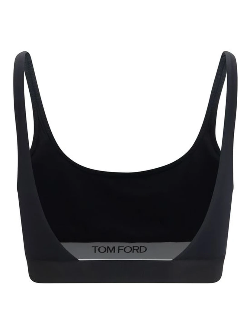 Black Modal Sport Bra