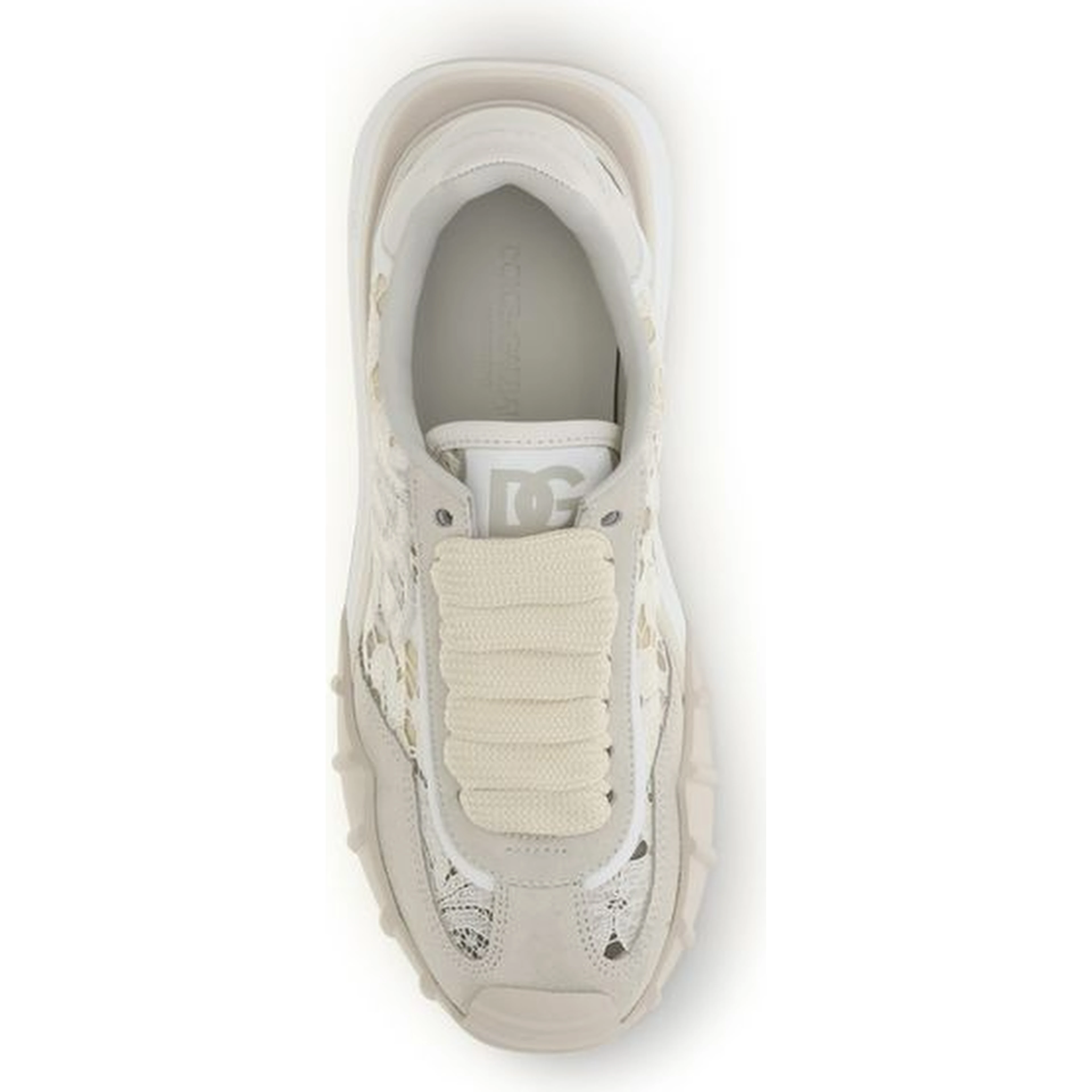 Beige Calf Leather Bos Taurus Sneakers