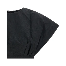 Black Polyester Blouse