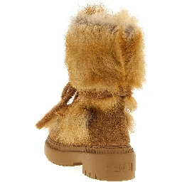 Multicolor Calfskin Flat Boots