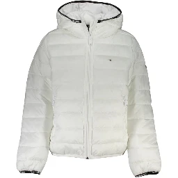 Bianco Polyester Women's Jacket