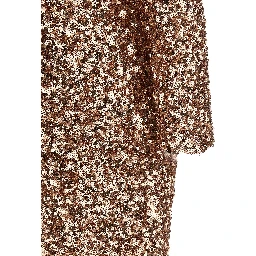 Multicolor Polyester Long Dress