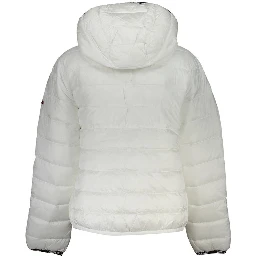 Bianco Polyester Women's Jacket