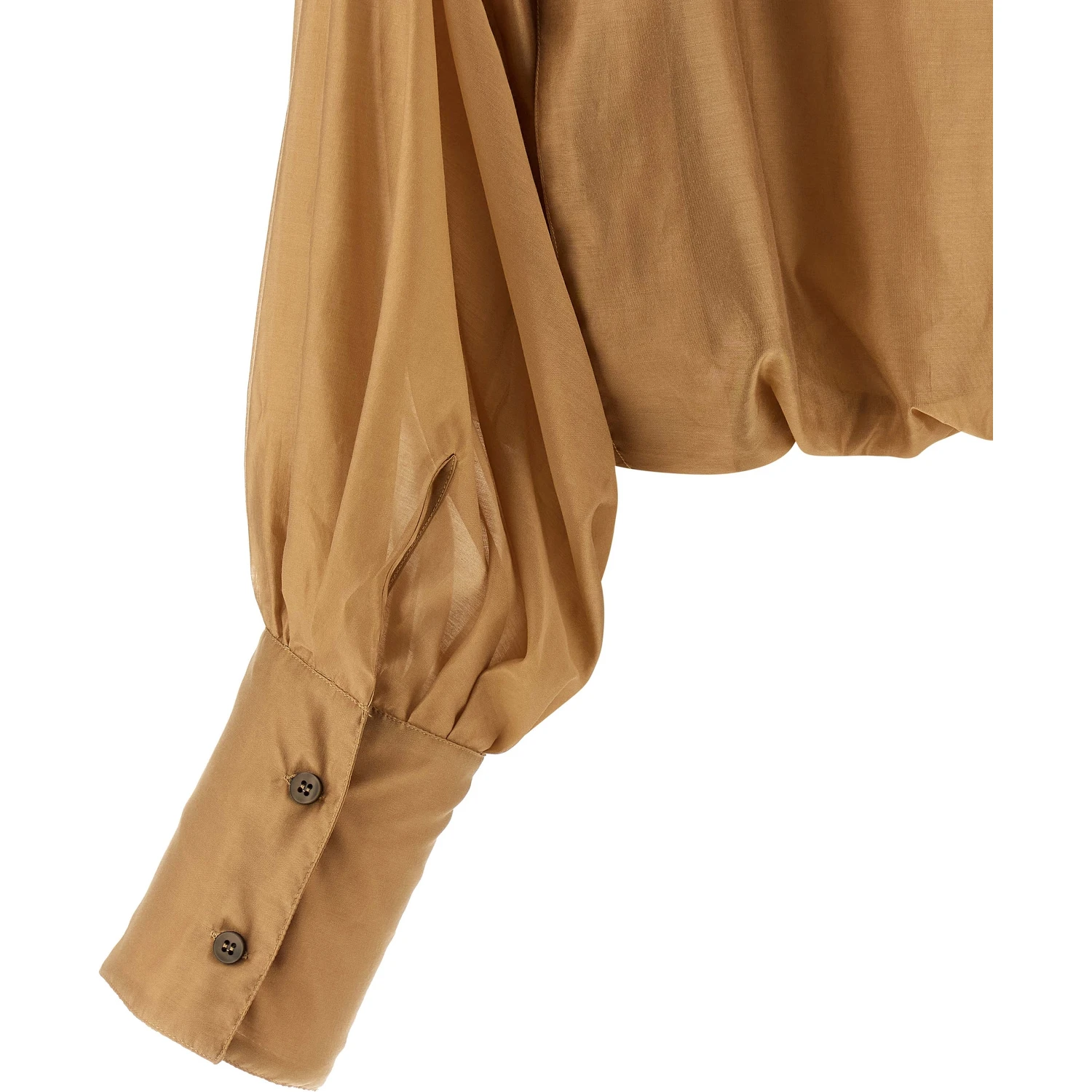 Beige Lyocell Blouse