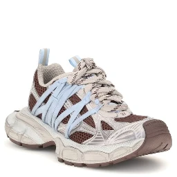 Multicolor Polyurethane Athletic Sneakers