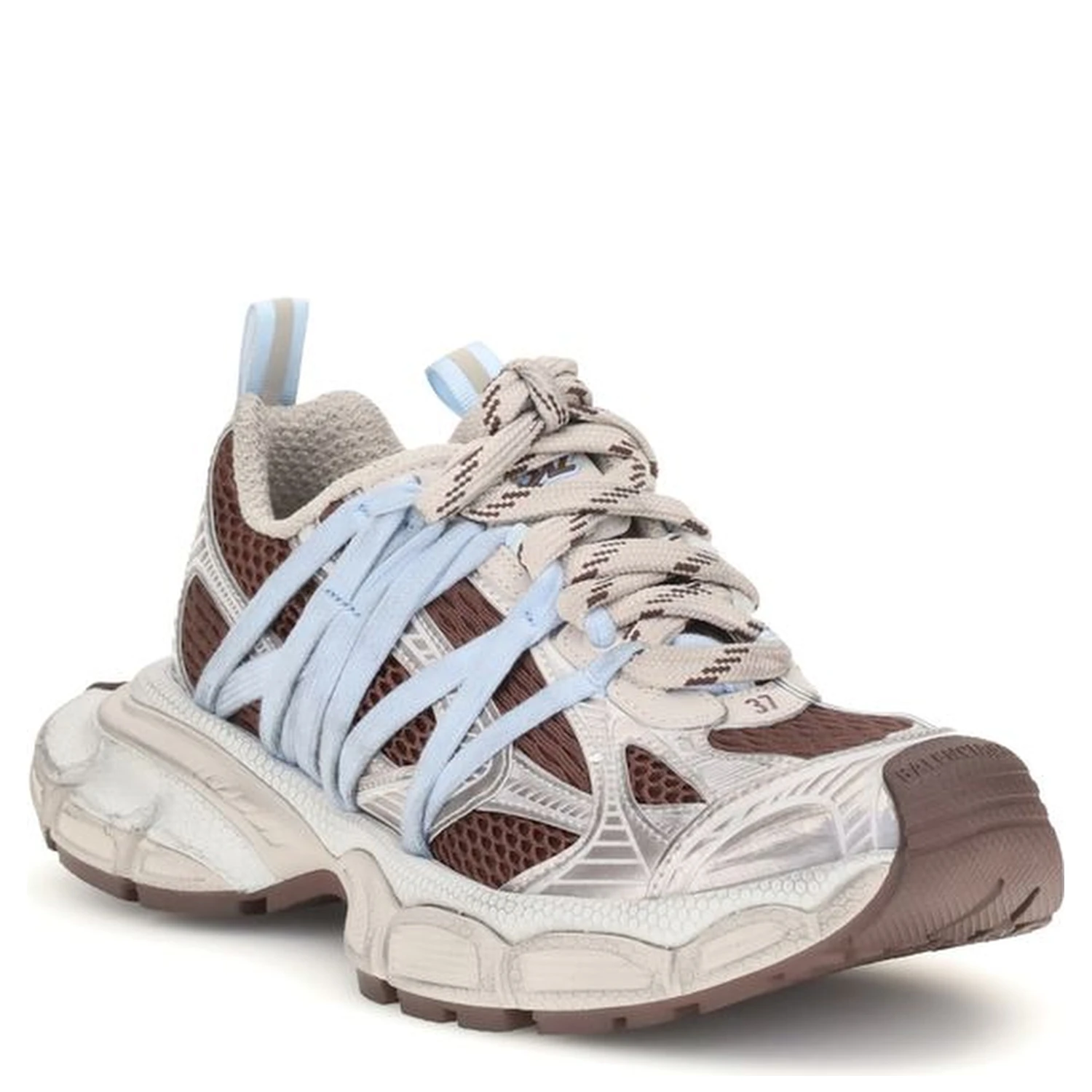 Multicolor Polyurethane Athletic Sneakers