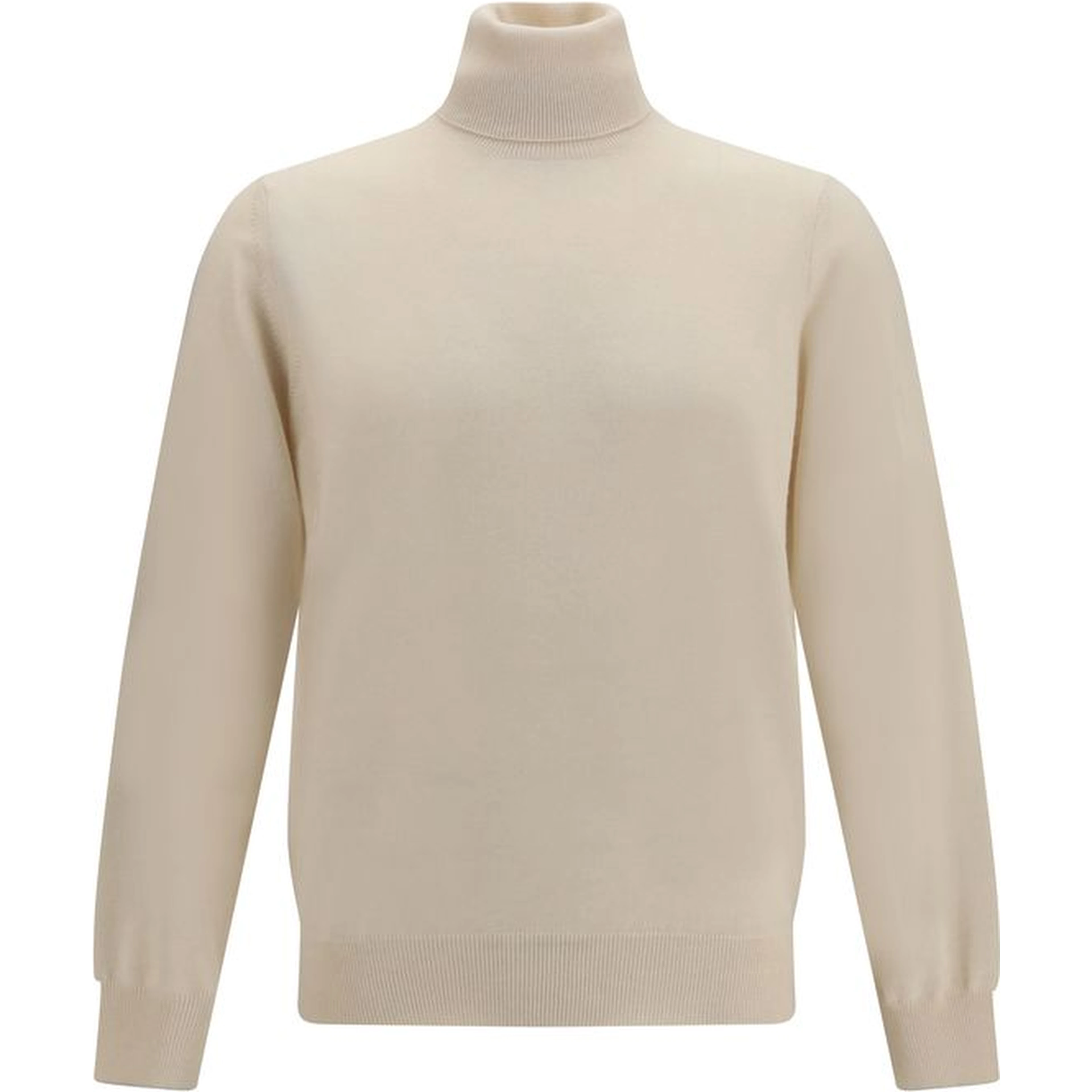 Beige Cashmere Turtleneck