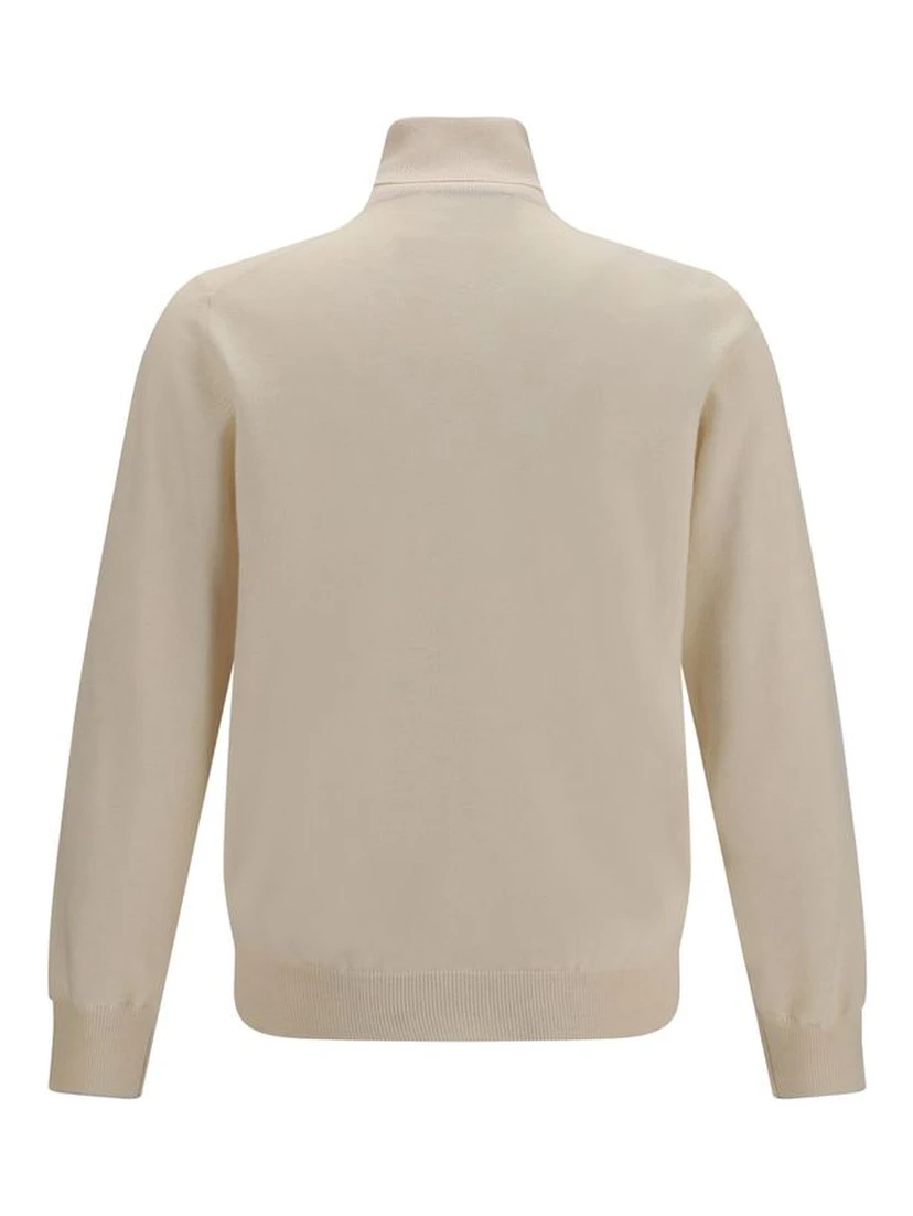 Beige Cashmere Turtleneck