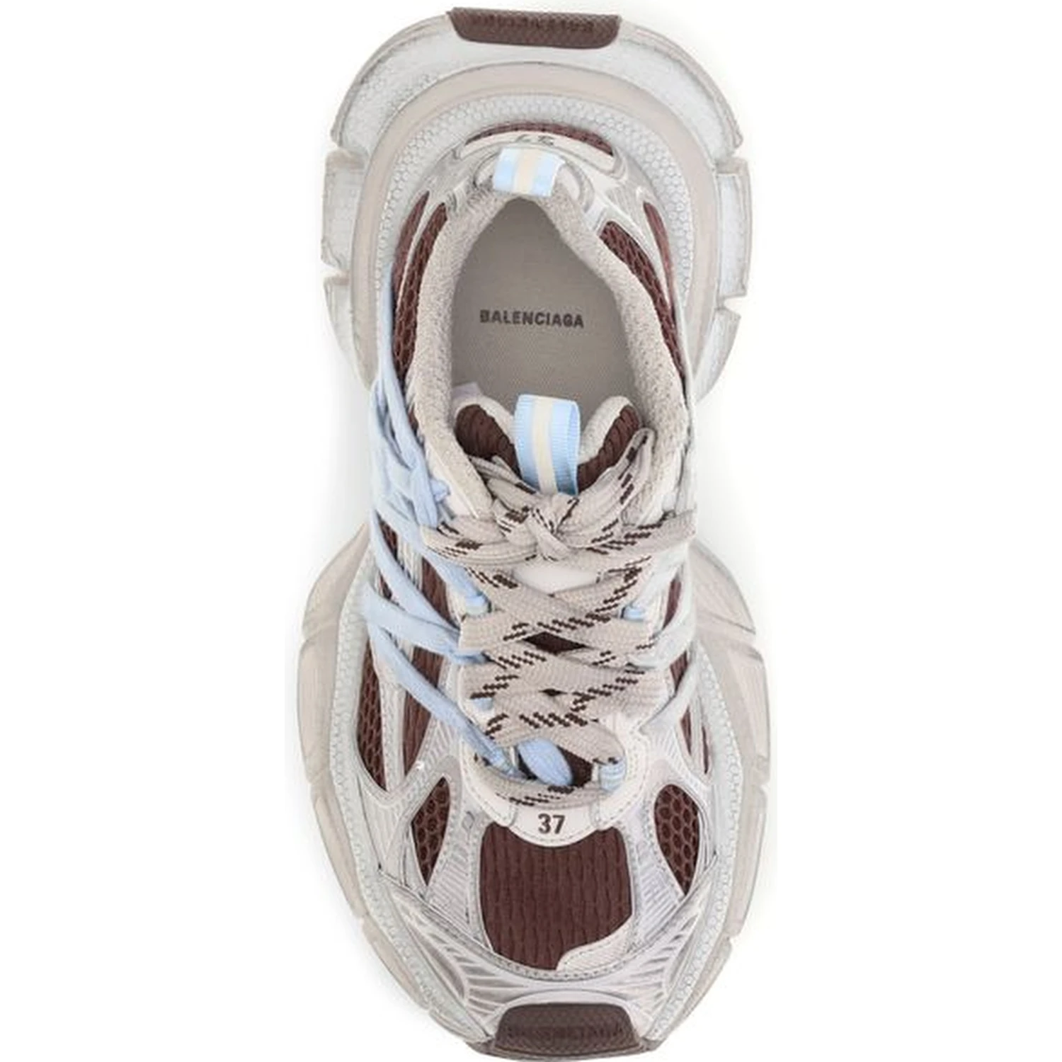 Multicolor Polyurethane Athletic Sneakers