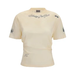 Beige Cotton T-Shirt