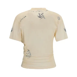 Beige Cotton T-Shirt