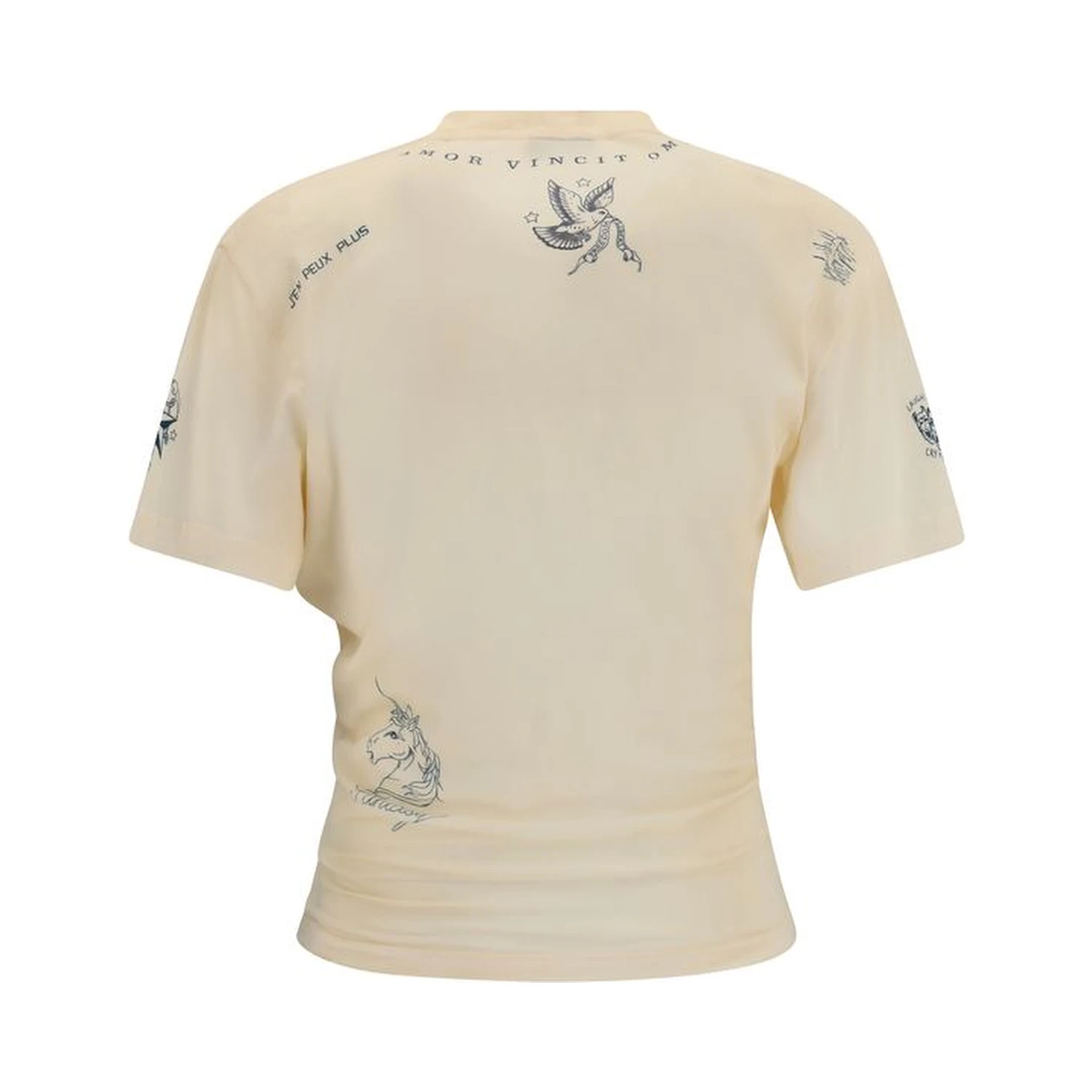 Beige Cotton T-Shirt