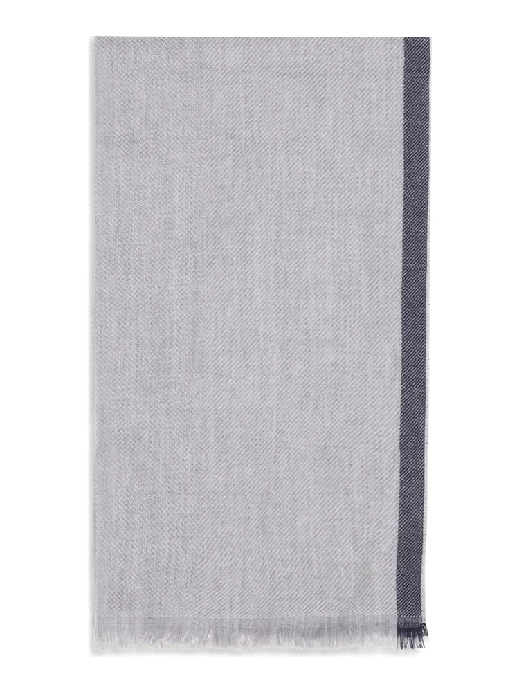Gray Cashmere Scarf