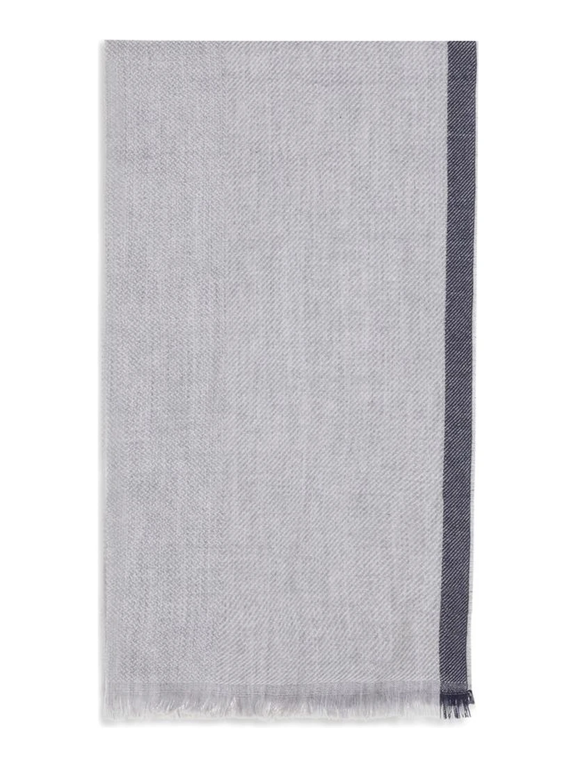 Gray Cashmere Scarf