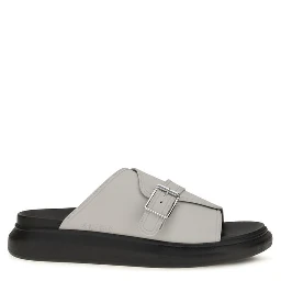 Gray Polyurethane Sandals