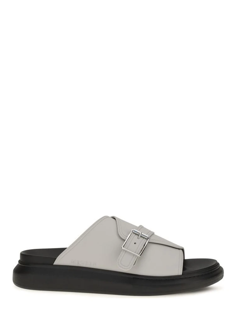 Gray Polyurethane Sandals