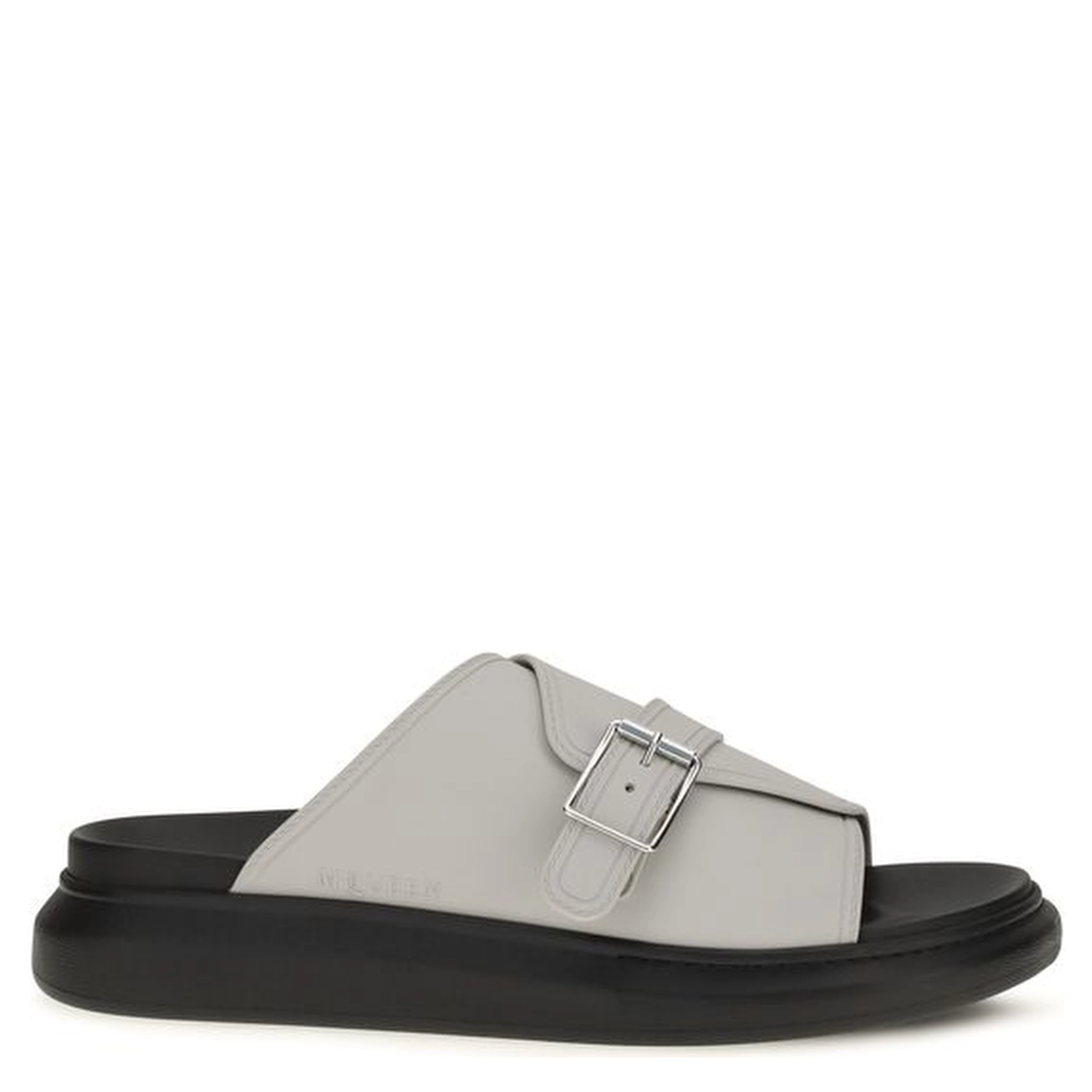Gray Polyurethane Sandals