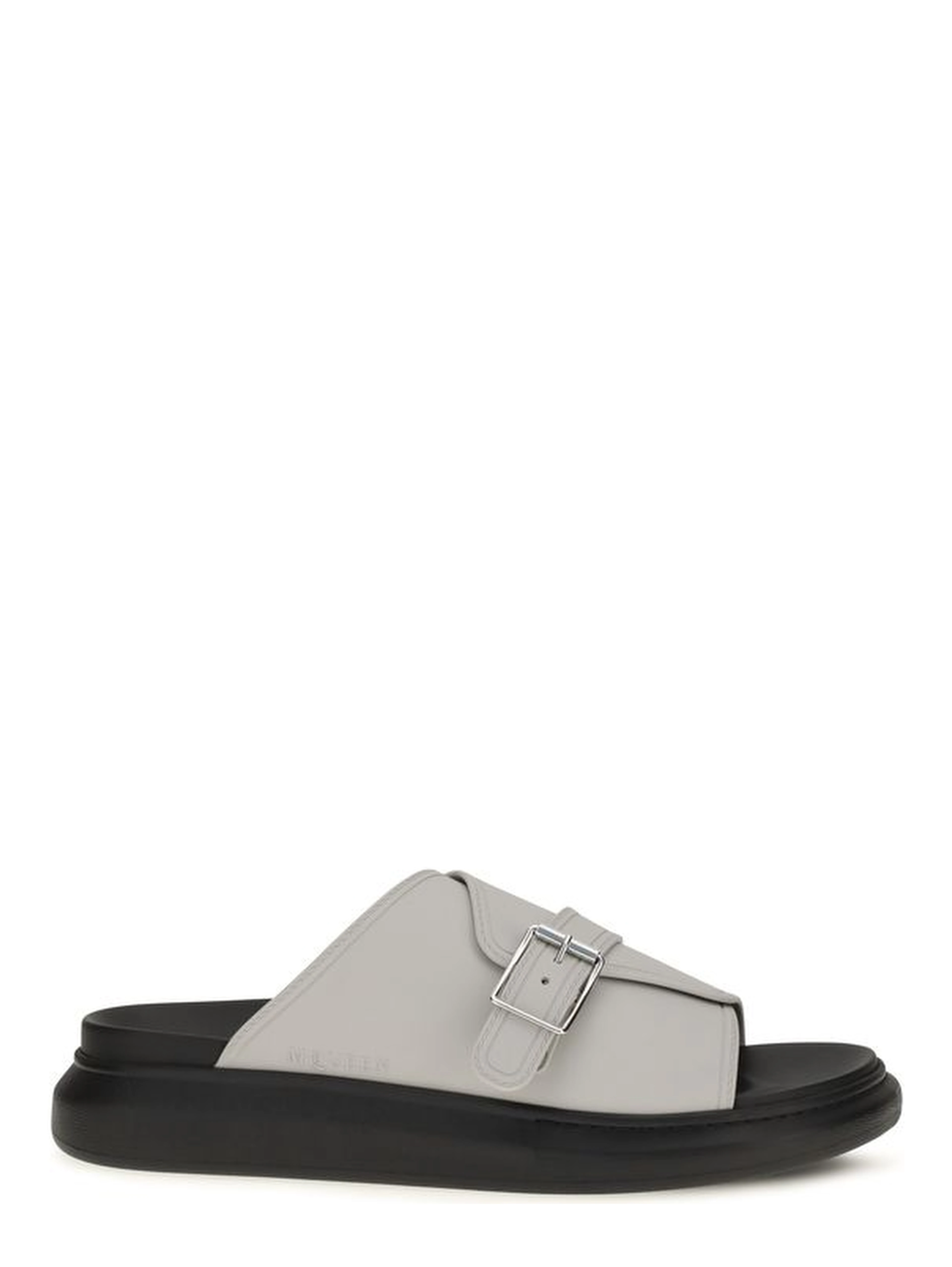 Gray Polyurethane Sandals