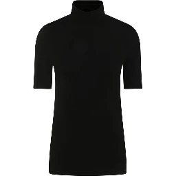 Black Synthetic T-Shirt