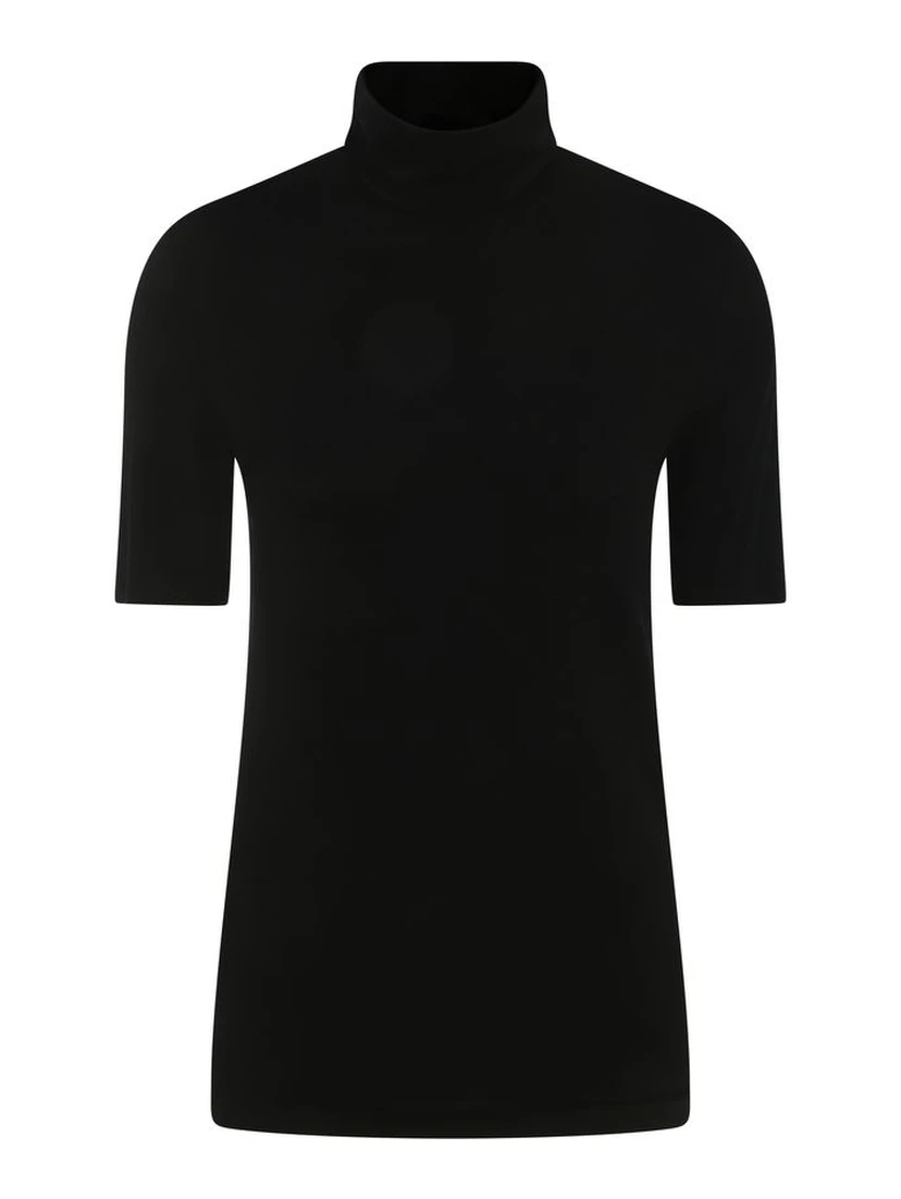 Black Synthetic T-Shirt