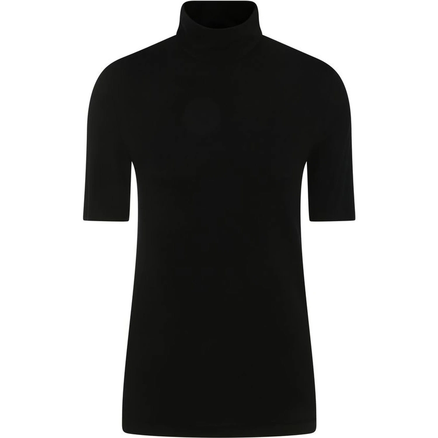 Black Synthetic T-Shirt