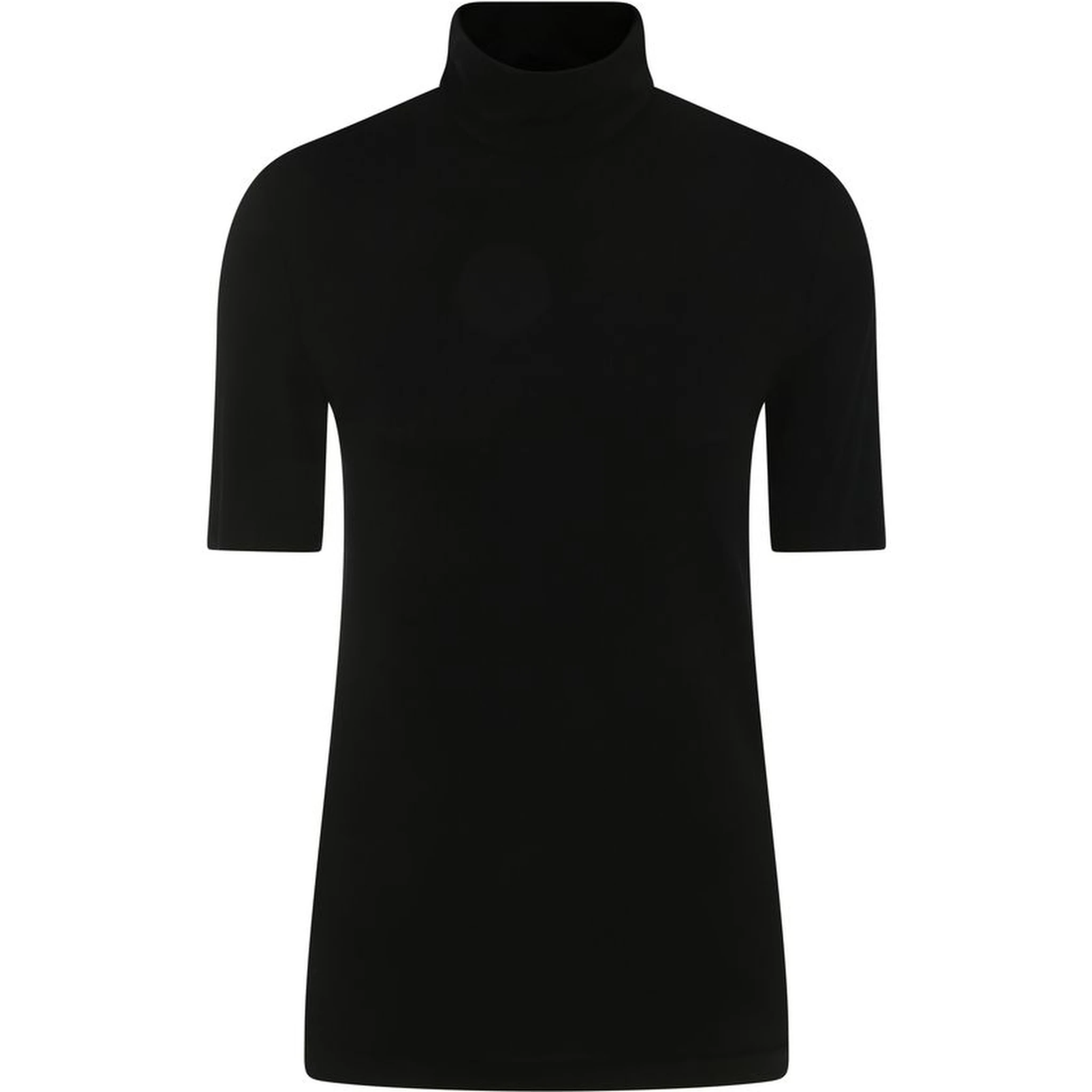 Black Synthetic T-Shirt