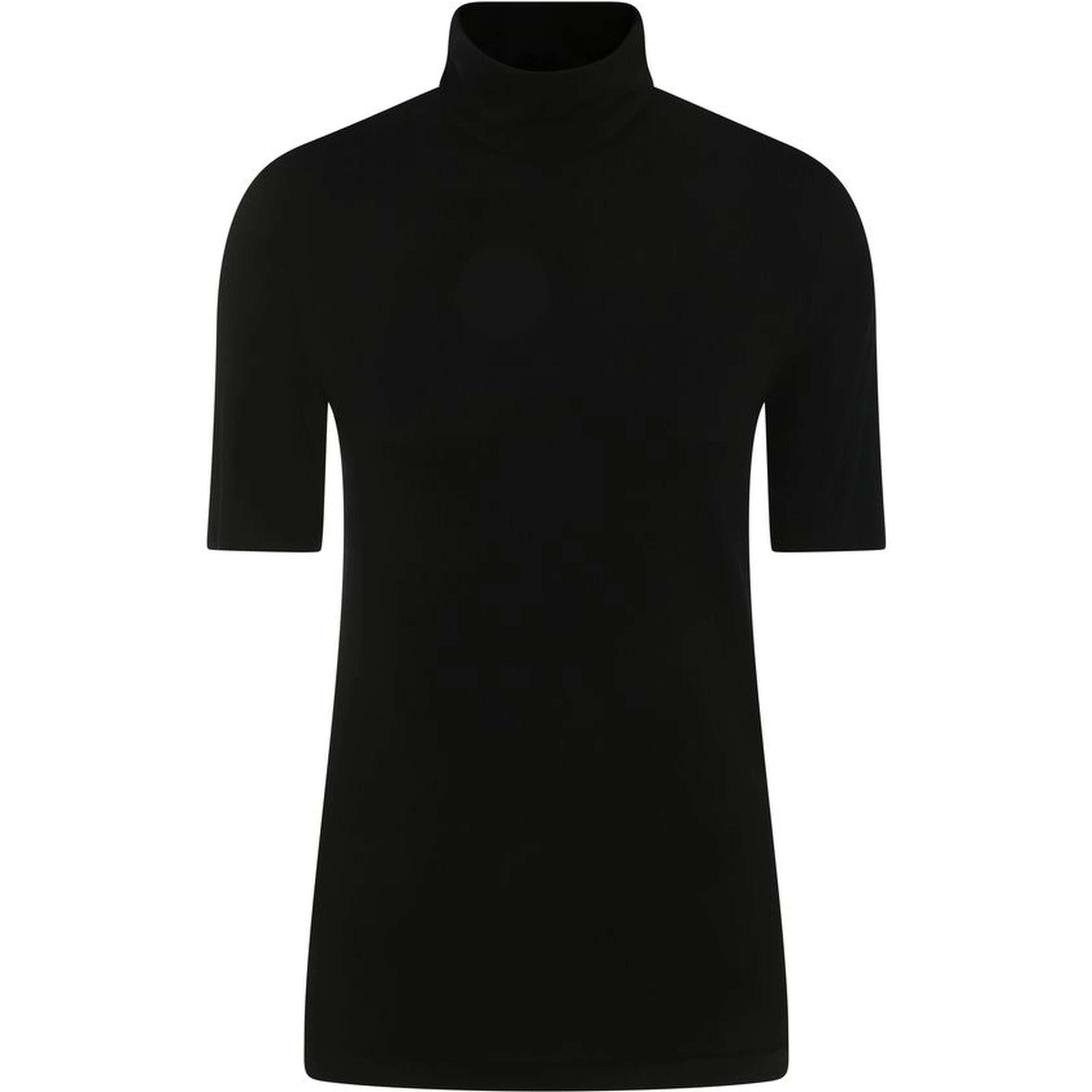 Black Synthetic T-Shirt