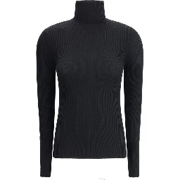 Black Wool Turtleneck
