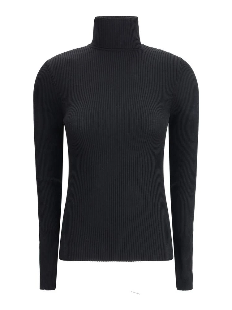 Black Wool Turtleneck