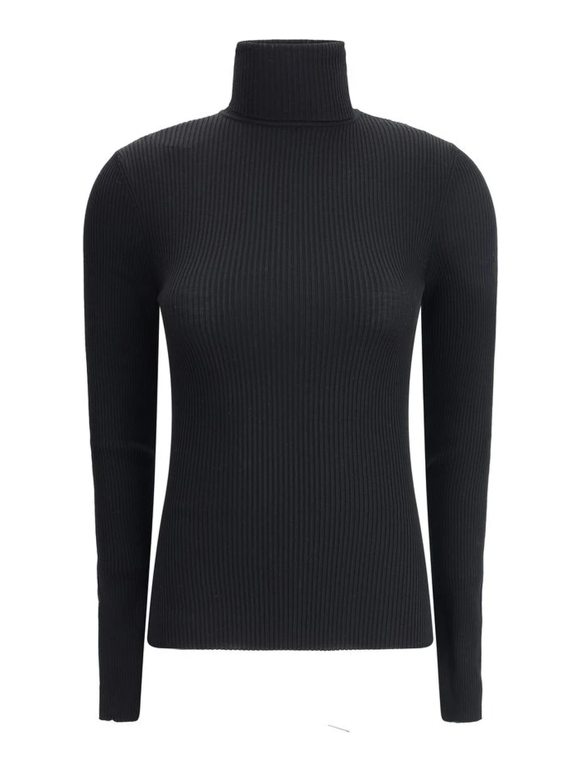 Black Wool Turtleneck