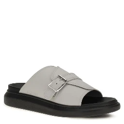 Gray Polyurethane Sandals