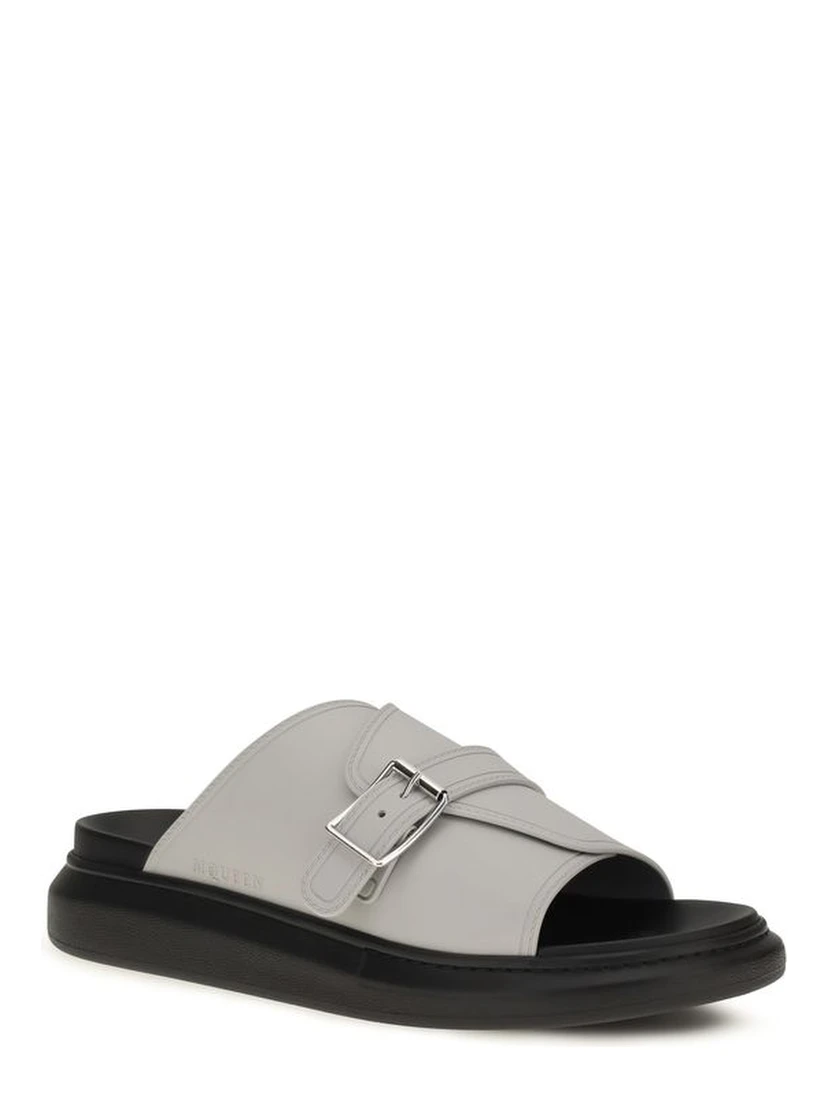 Gray Polyurethane Sandals