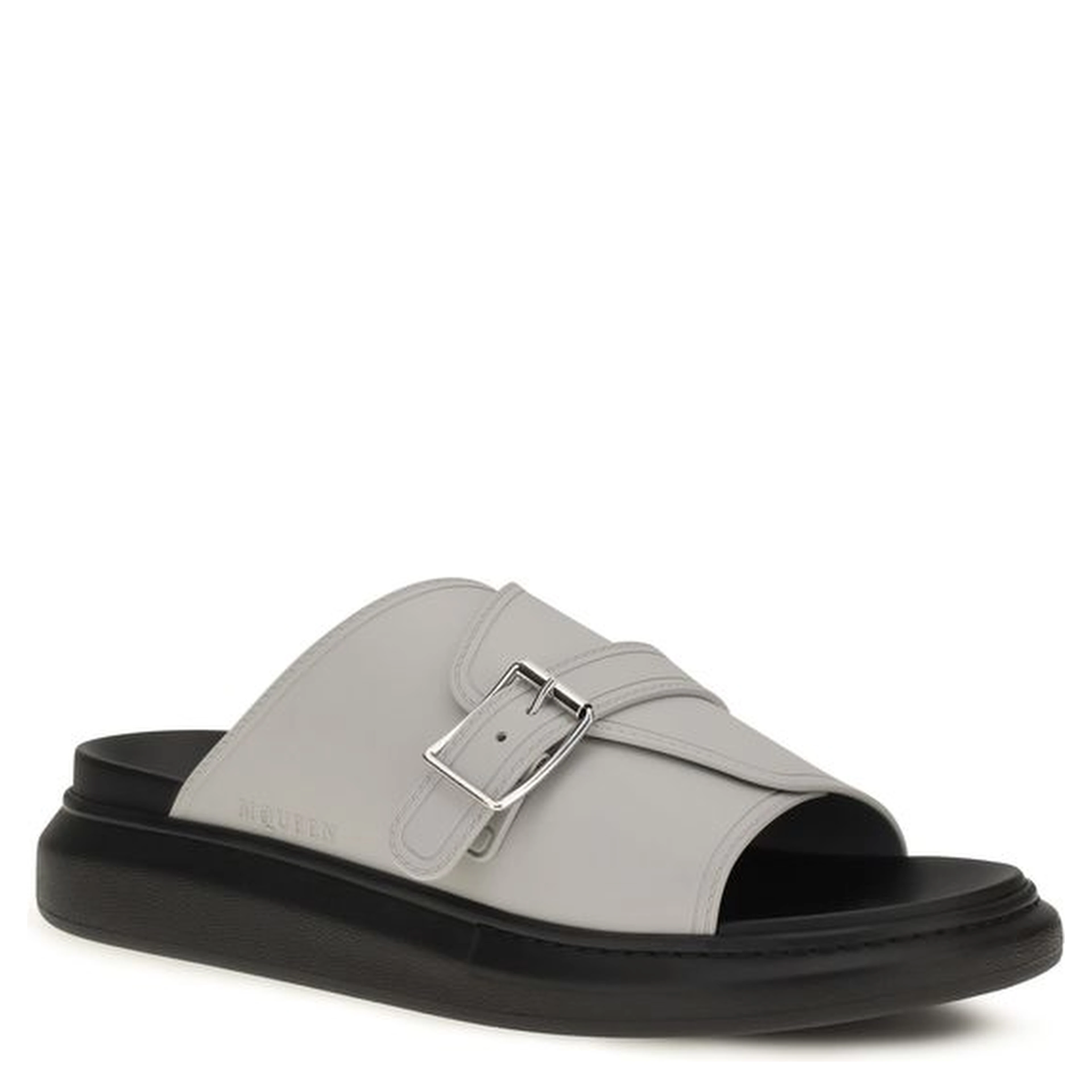Gray Polyurethane Sandals