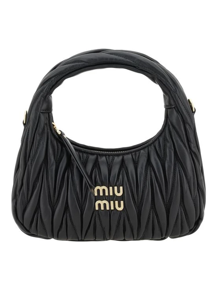 Black Calf Leather Bos Taurus Handbag