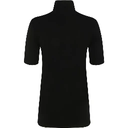 Black Synthetic T-Shirt