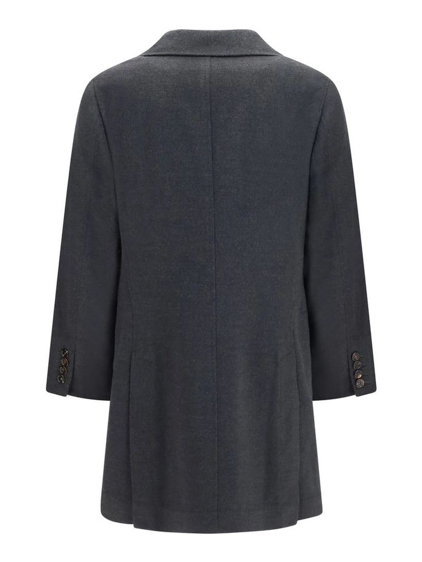 Gray Cashmere Coat