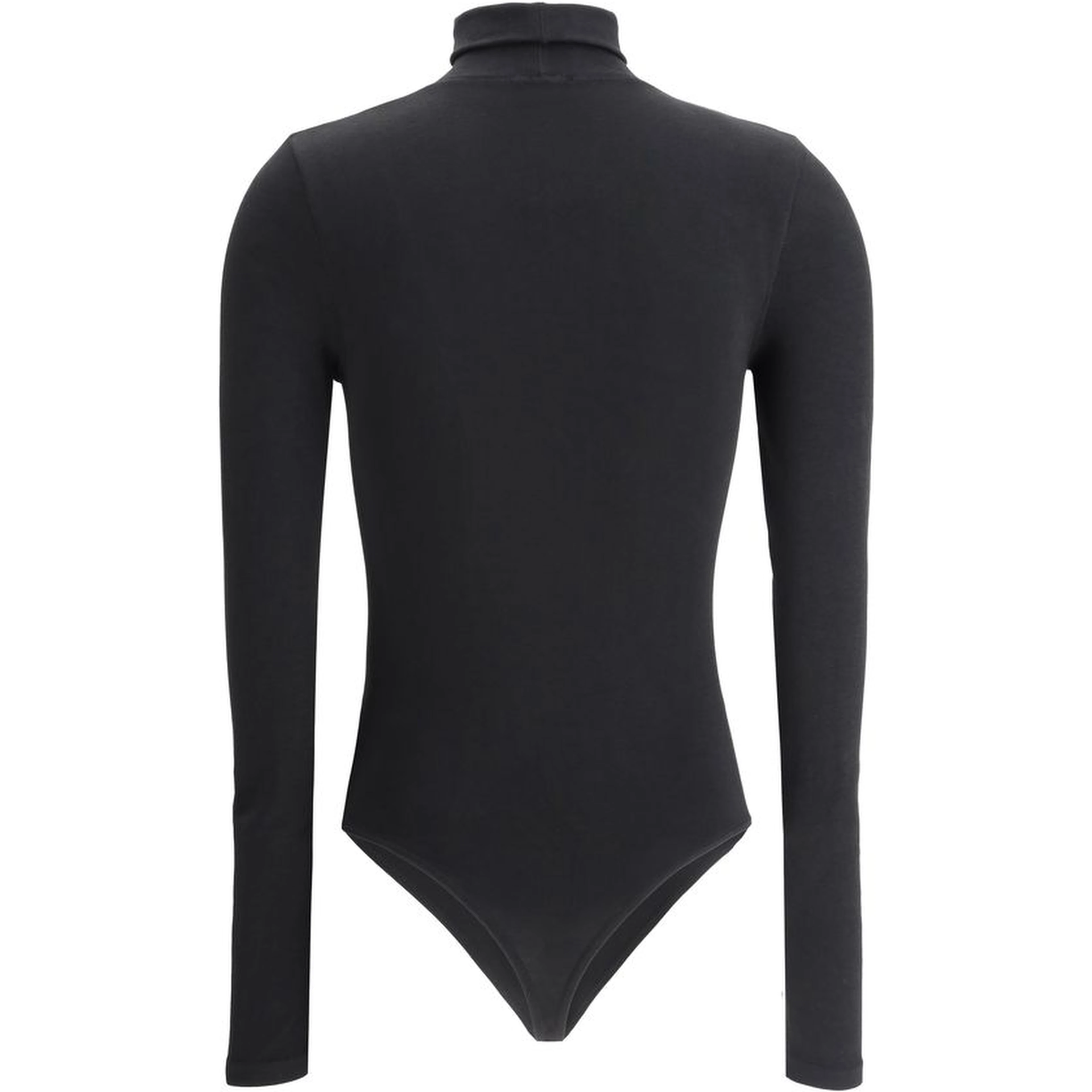 Black Cotton Bodysuit