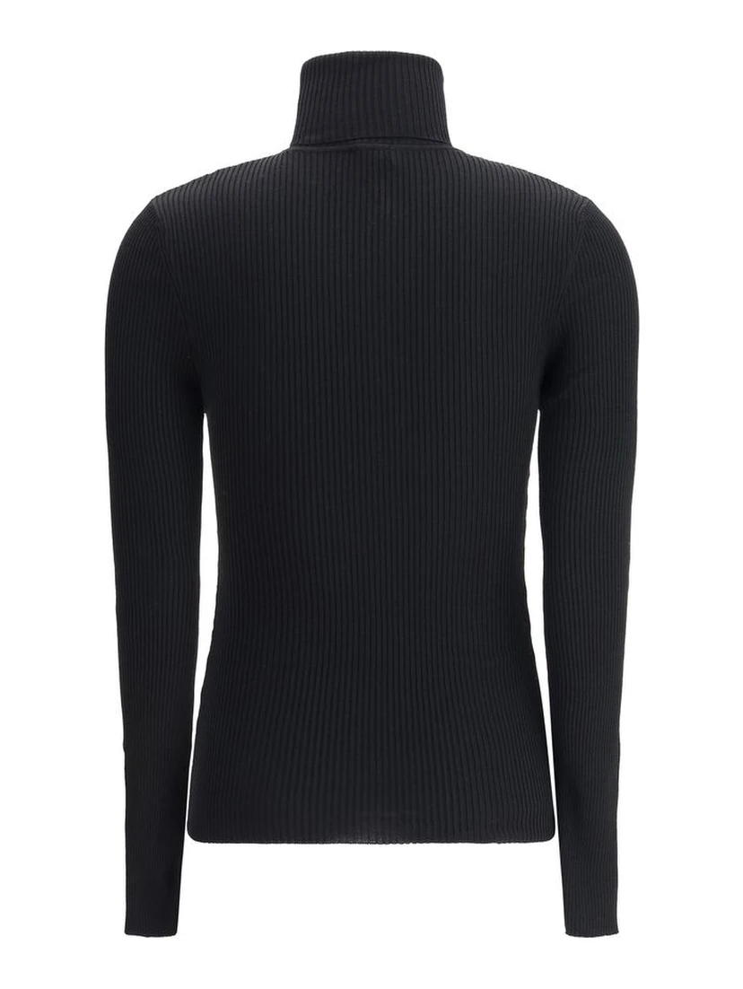 Black Wool Turtleneck