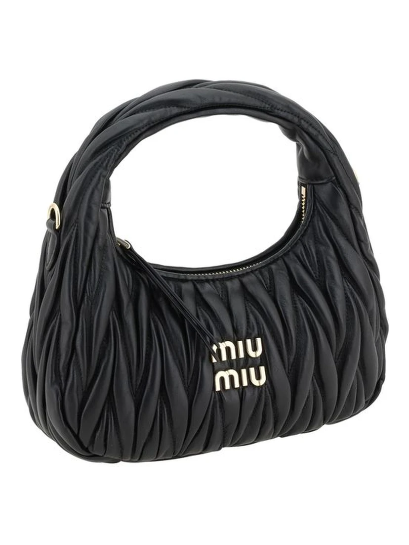 Black Calf Leather Bos Taurus Handbag