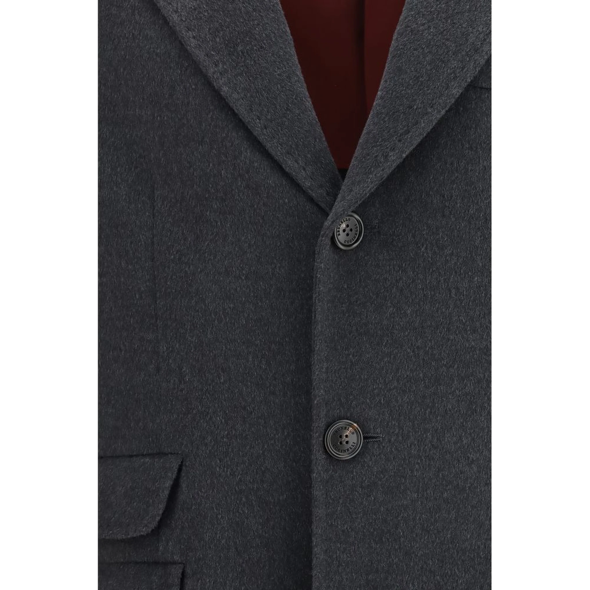 Gray Cashmere Coat