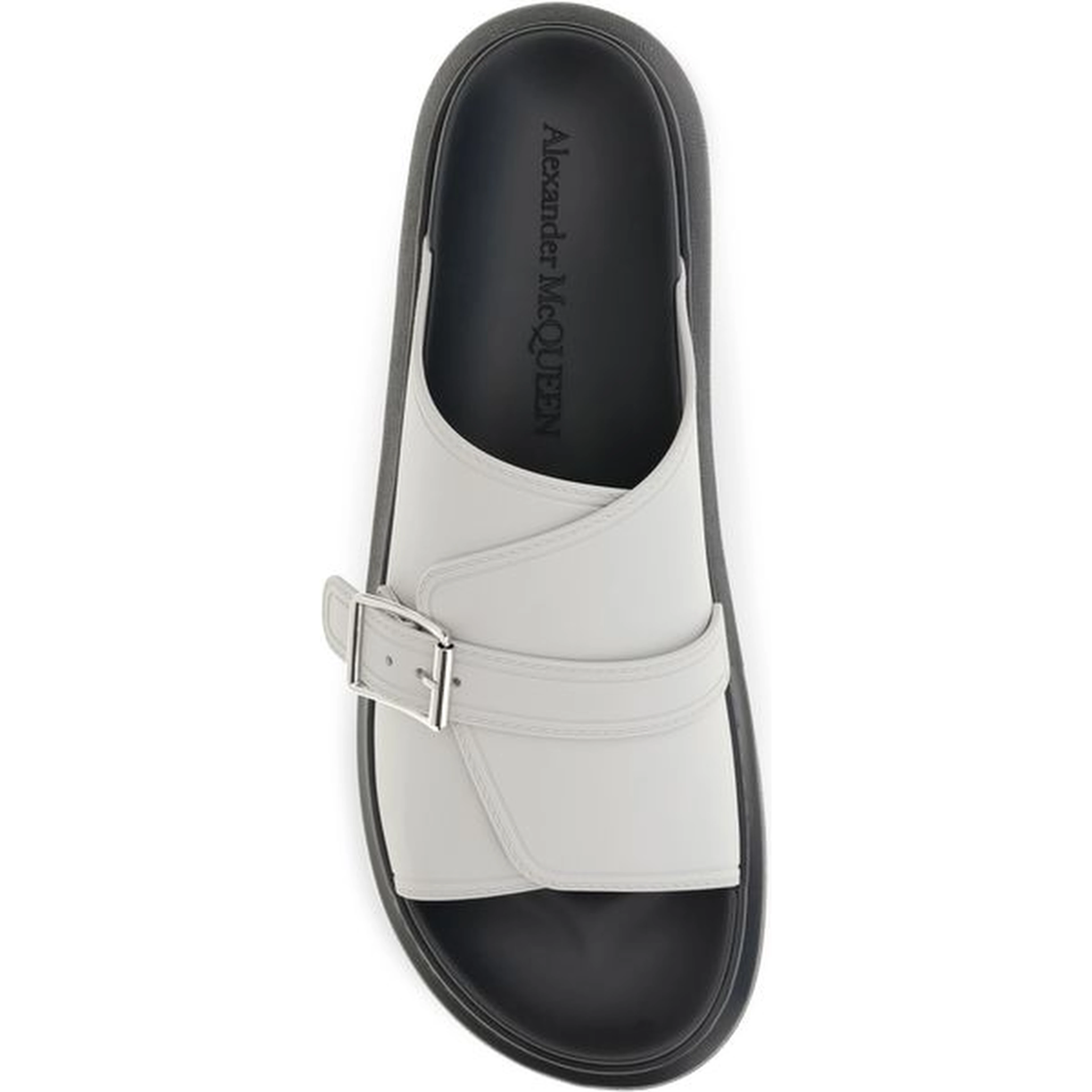 Gray Polyurethane Sandals