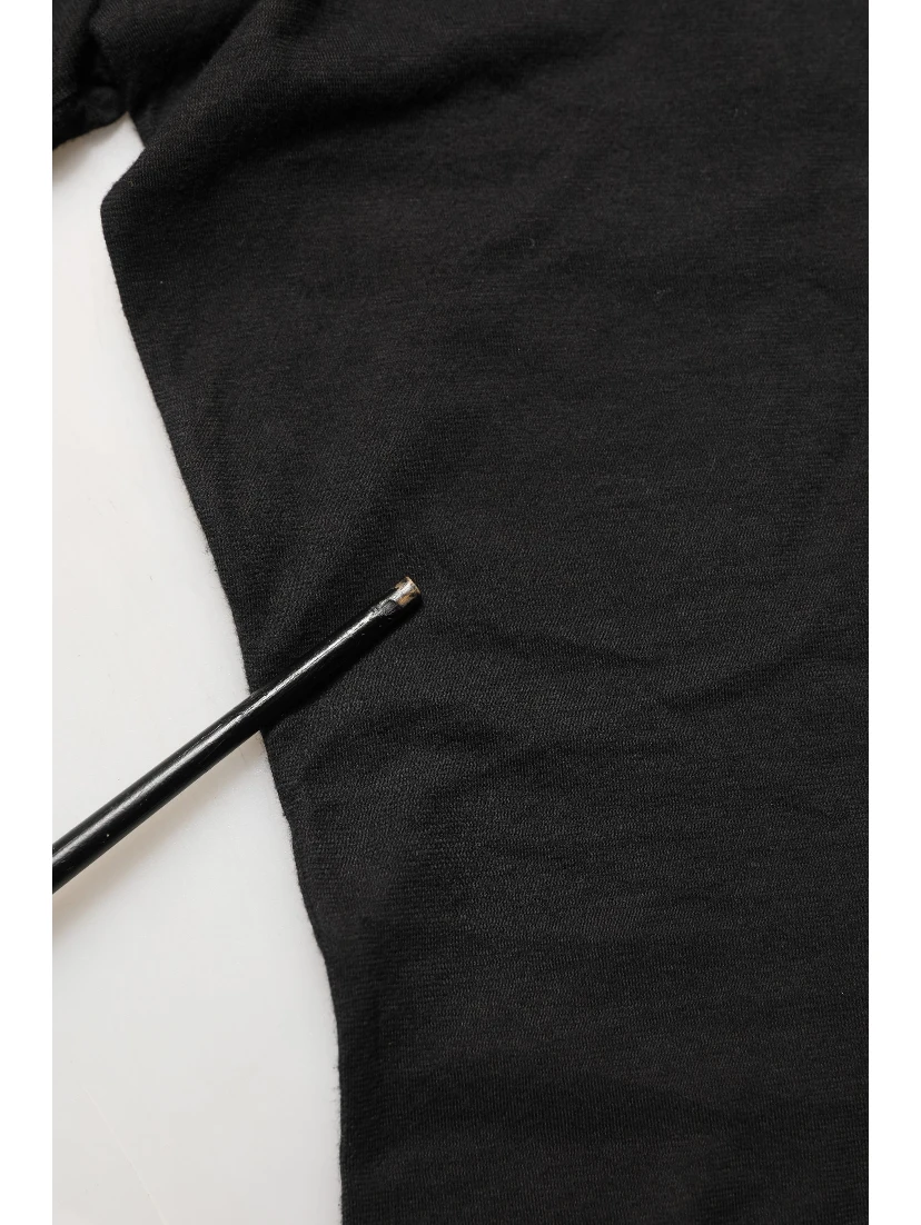 Black DG Logo Cotton Round Neck Tee T-shirt