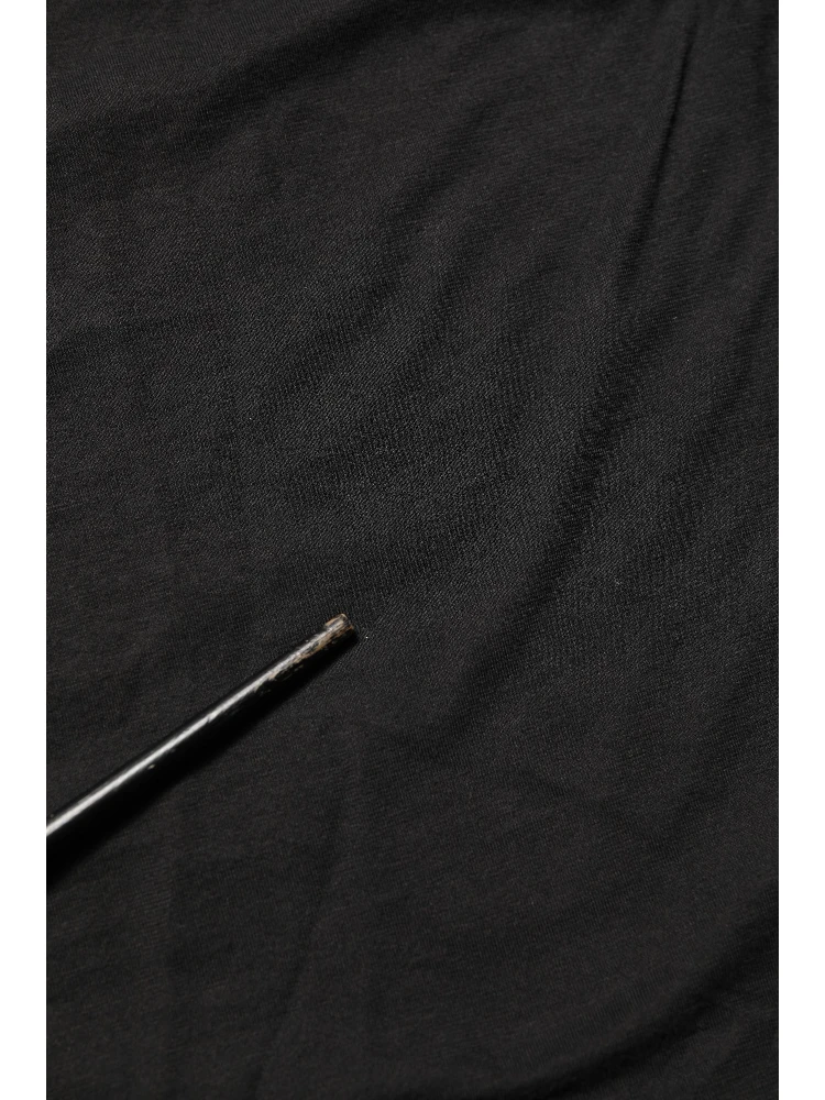 Black DG Logo Cotton Round Neck Tee T-shirt alternative