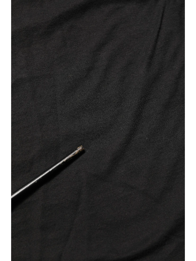 Black DG Logo Cotton Round Neck Tee T-shirt