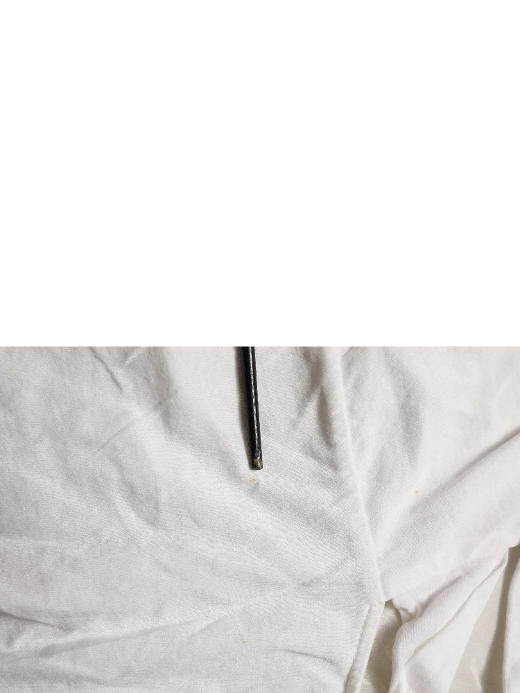 Off White Silk Sheer Round Neck Short Sleeves Blouse Top alternative
