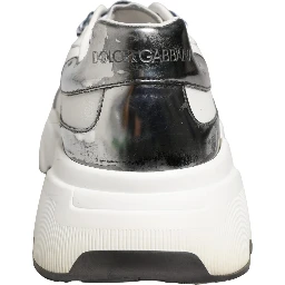 White Silver Daymaster Low Top Men Sneakers Shoes
