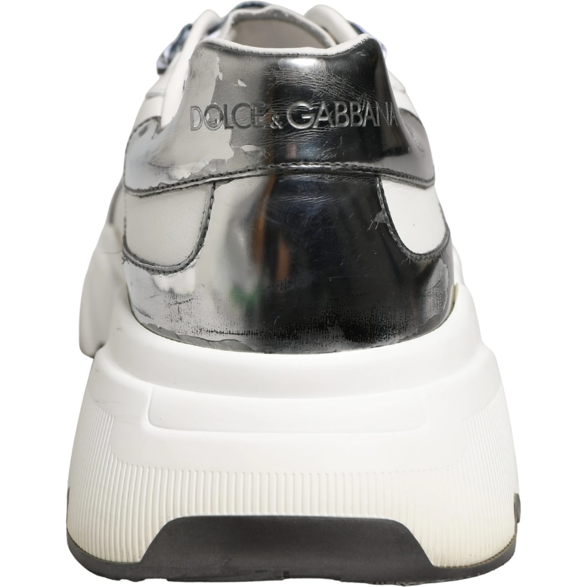White Silver Daymaster Low Top Men Sneakers Shoes