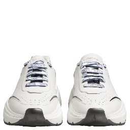 White Silver Daymaster Low Top Men Sneakers Shoes