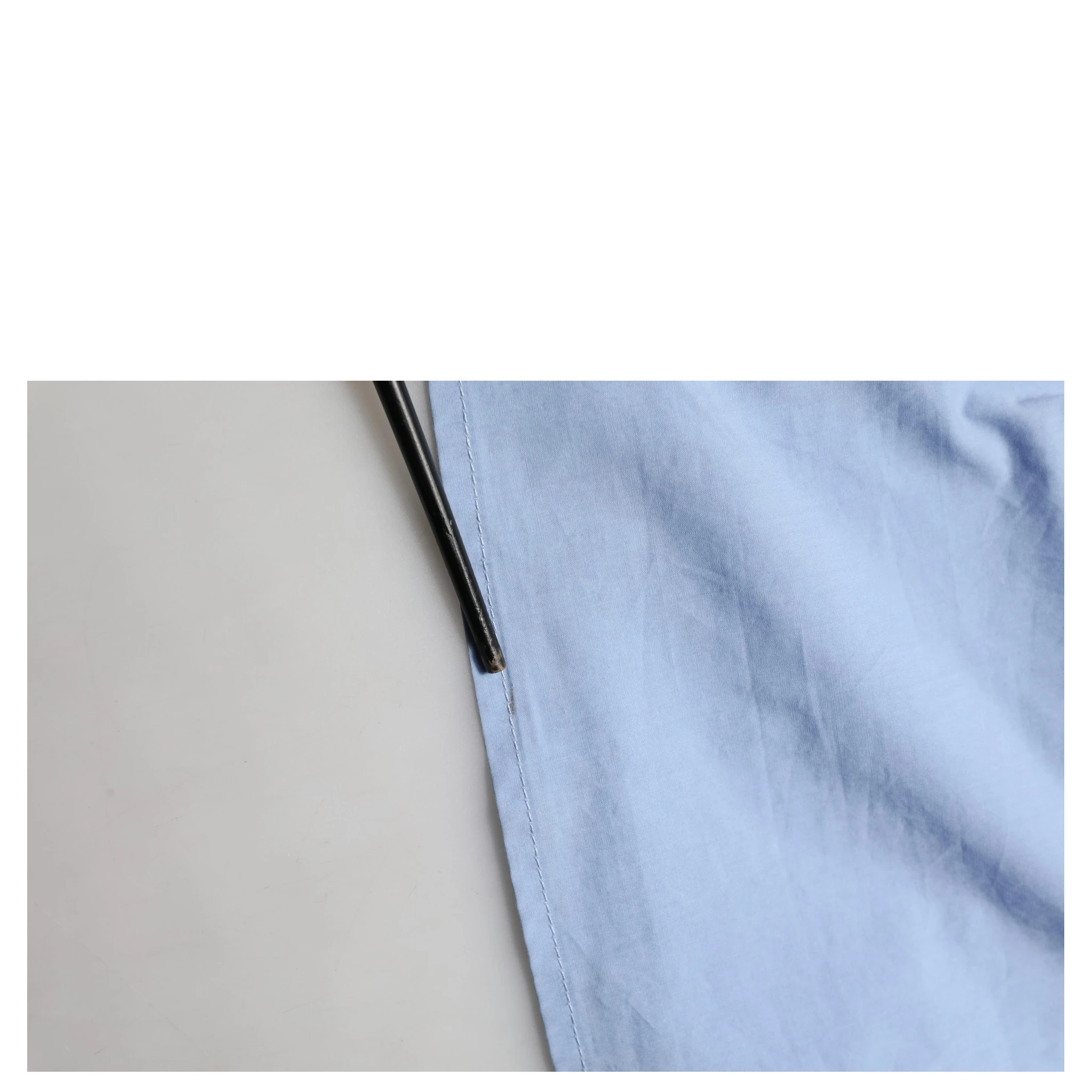 Light Blue Cotton Off Shoulder Long Sleeves Top