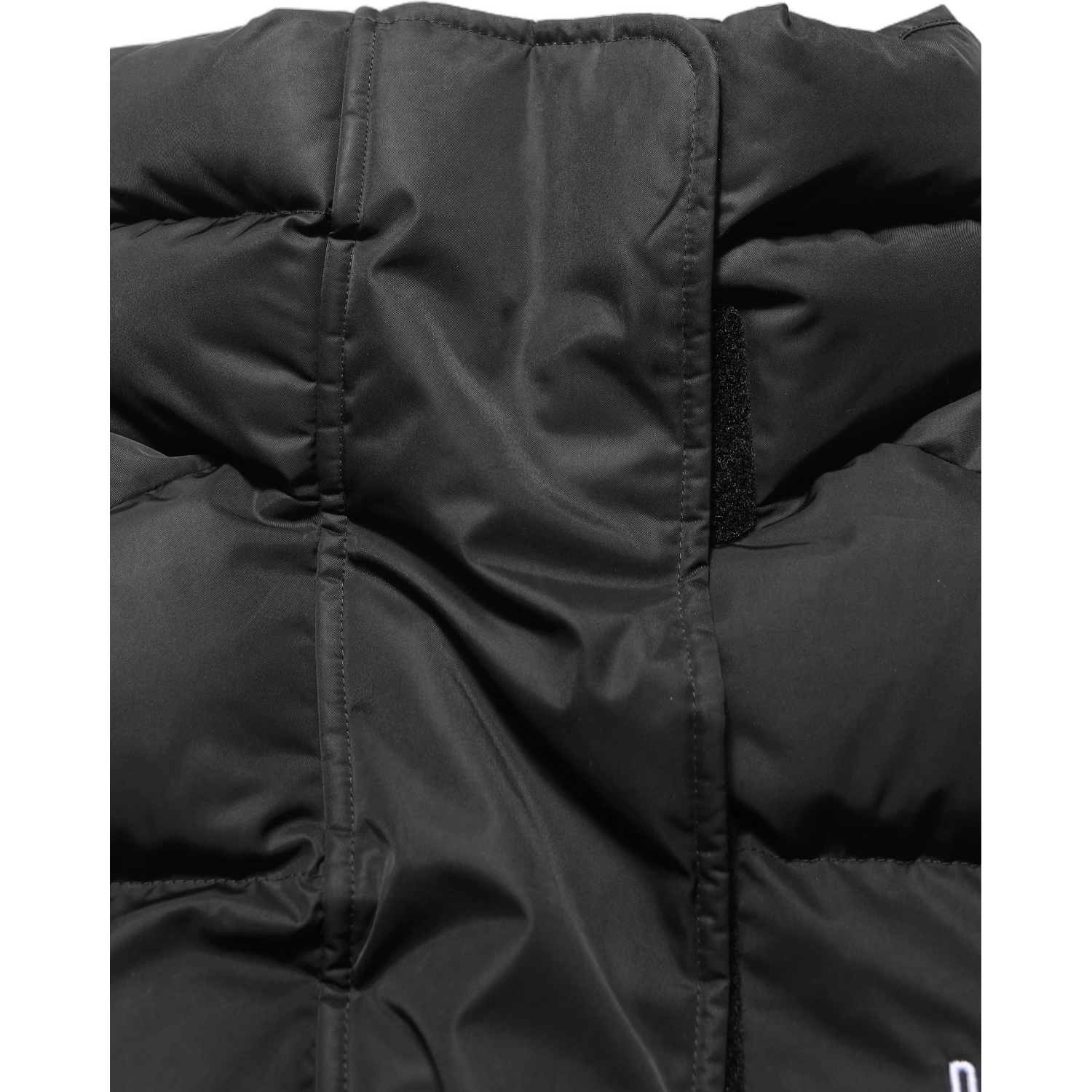 Black DGVIB3 Embroidered Padded Puffer Jacket